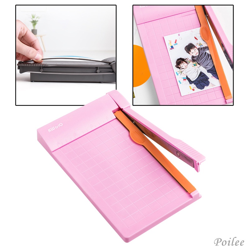 Portable Precision 6inch Paper Trimmer Cutting Board Guillotine Photo Cutter Photo Coupon Laminated Paper Craft Project Office