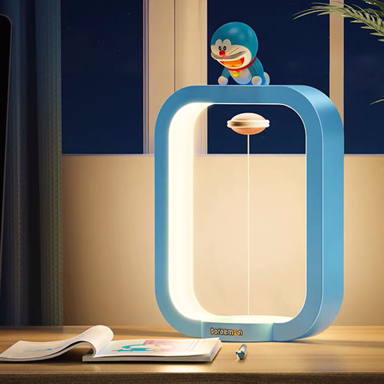 Đèn treo từ tính cảm ứng Doraemon chất liệu PVC độc đáo làm đèn ngủ,đèn bàn, quà tặng bạn bè người thân-Ráp