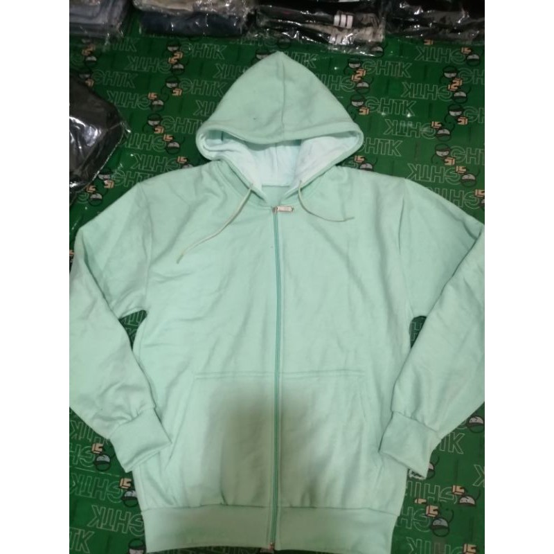 ÁO HOODIE ZIP UNISEX BIGSIZE GREEN - HOODIE DÂY KÉO FORM RỘNG MÀU XANH LAM BIGSIZE  M L XL XXL | BigBuy360 - bigbuy360.vn