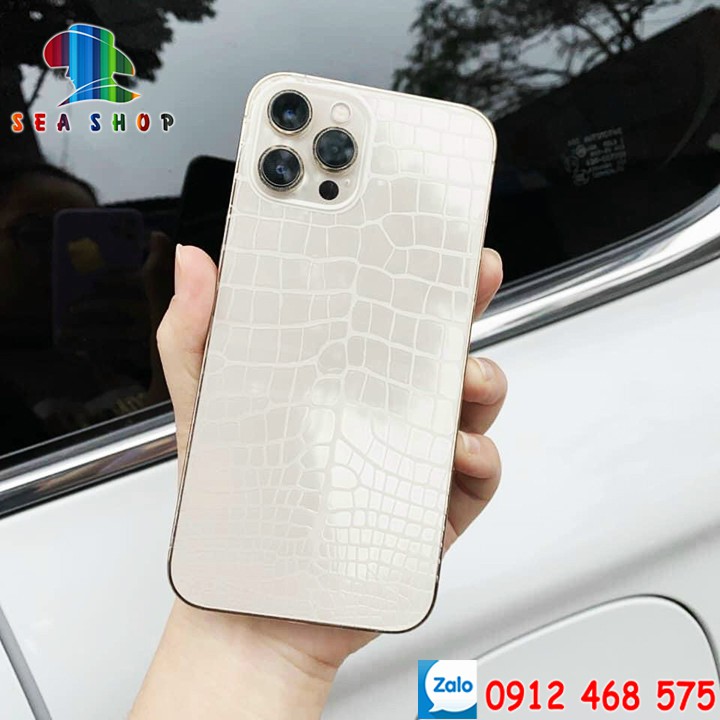 Dán PPF vân cá sấu cho iPhone 6,7,8, Plus. XS Max. XR, 11 Pro Max, 12 Mini - Chống va đập và chống vỡ cho điện thoại