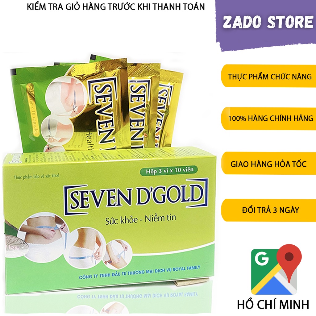 Seven D’gold là sản phẩm cải tiến của viên uống giảm cân Seven Day