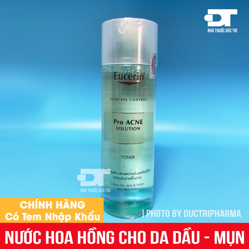 [CHÍNH HÃNG] Nước Hoa Hồng Eucerin Pro ACNE Solution Toner  Cân Bằng Cho Da Dầu - Mụn 200ml