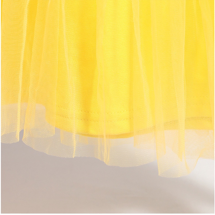 Đầm Công Chúa Ngắn Tay Thời Trang Cho Bé Gái