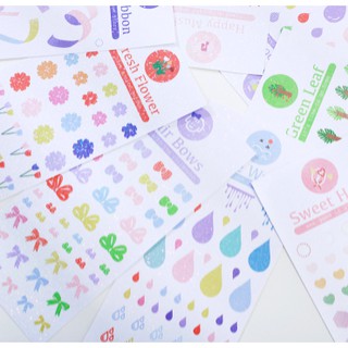 Phụ kiện trang trí: Deco sticker set/ Hình dán