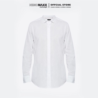 N&m áo sơ mi linen basic nam tay dài 1910005