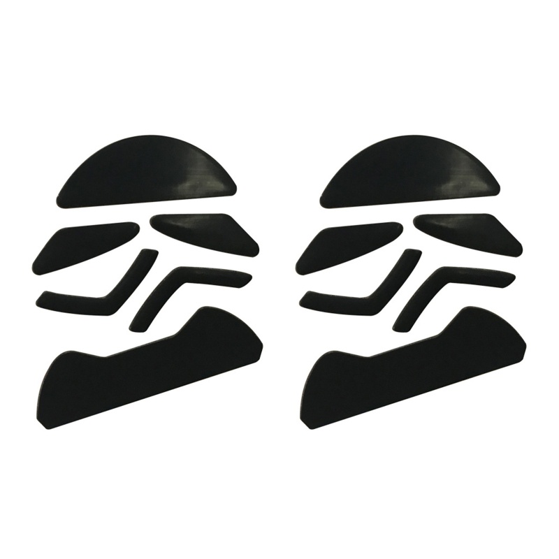 Set 2 Miếng Dán Chân Chuột Không Dây G303 G302 Cạnh Cong Màu Đen