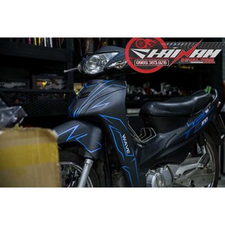 Tem Trùm Wave A Đen chỉ xanh