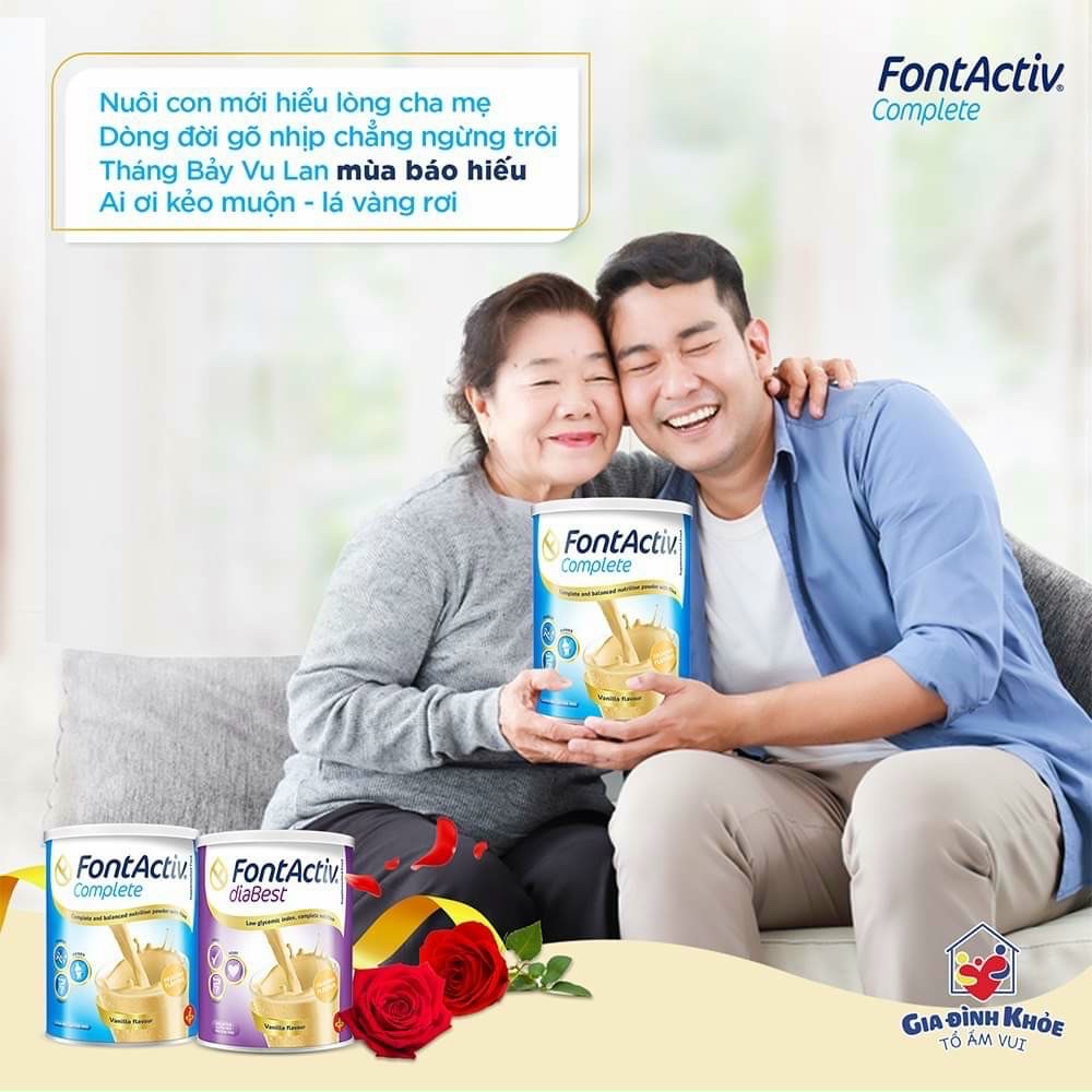 [Chính hãng] Sữa Fontactiv ®Complete 800g Nhập Khẩu Tây Ban Nha cho người,mới ốm dậy, muốn tăng cân,người chế  độ ăn kém