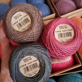 Sợi cotton lace.