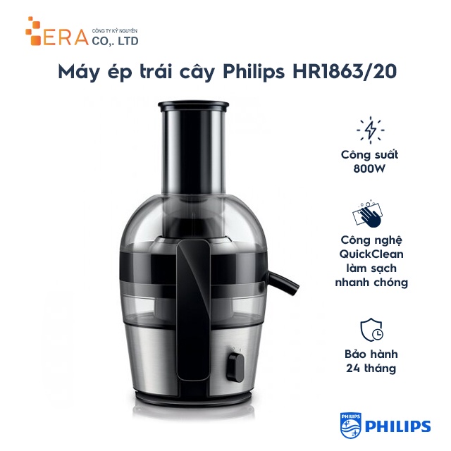 Máy Ép Trái Cây Philips HR1863