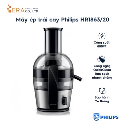 Máy Ép Trái Cây Philips HR1863 700W - Hàng chính hãng