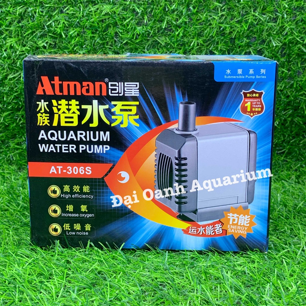Máy Bơm Nước Bể Cá Atman AT 301S - AT 302S - AT 303S - AT 304S - AT 305S- AT 306S, Bơm chìm siêu êm