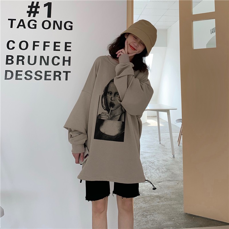 (ORDER) Áo sweater nữ oversize ulzzang AK1087