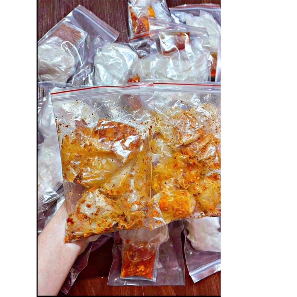Bánh Tráng Phơi Sương Muối Ớt UNIN Bánh Tráng Ớt Rim Muối Tôm Cay Ngon Mê Ly- Ăn Vặt Hà Nội BT13