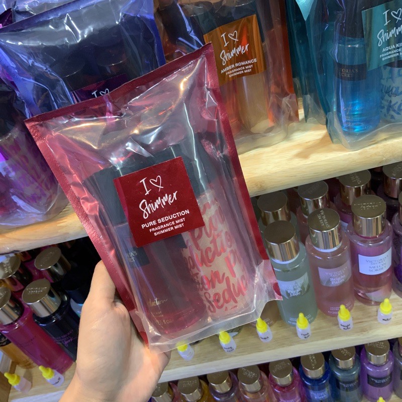 Xịt thơm toàn thân Victoria's set Pure Seduction