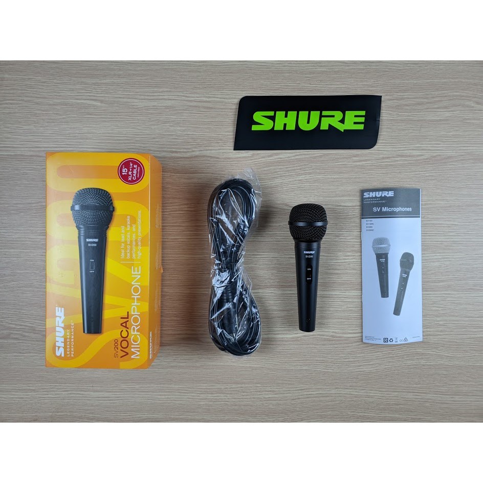 [Mã ELHACE giảm 4% đơn 300K] Micro Shure SV200 - Hàng chính hãng - karaoke - chất lượng cao giá tốt