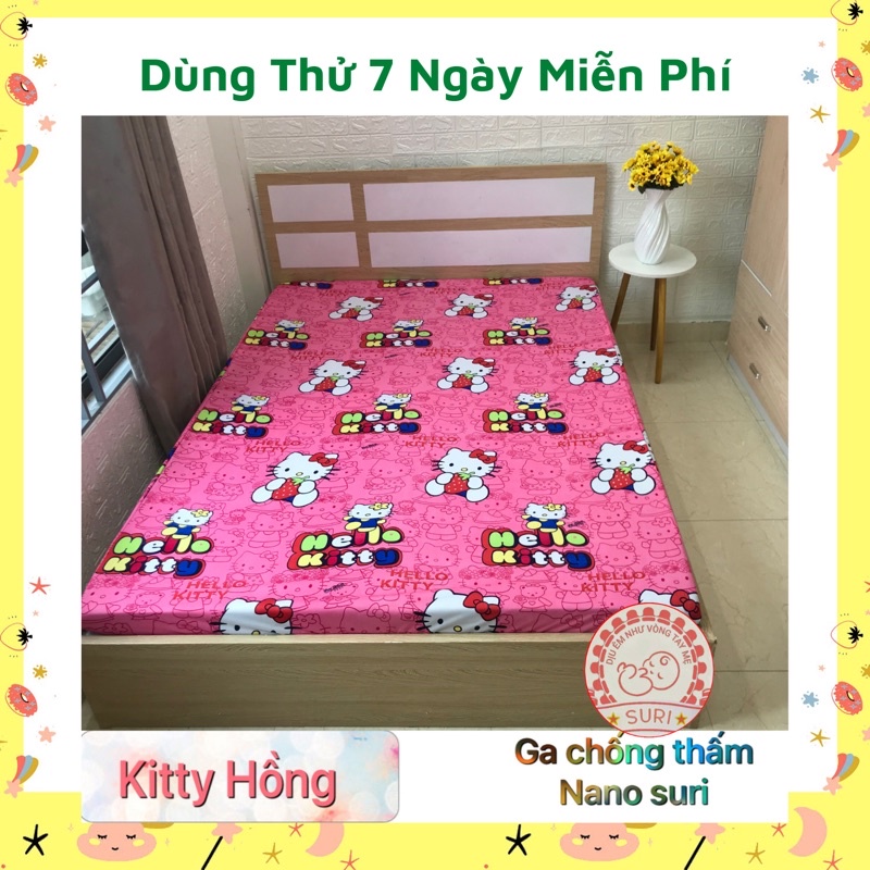 Ga Chống Thấm Cotton Thun Nano Suri Cao Cấp, mẫu bé gái | BigBuy360 - bigbuy360.vn