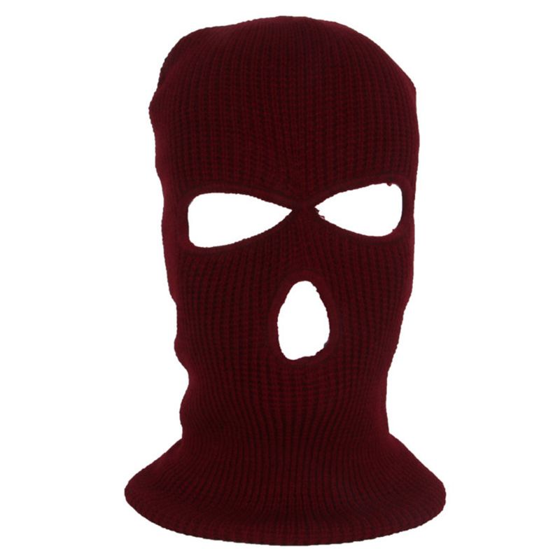 Mũ beanie Che Phủ Mặt 3 Lỗ Giữ Ấm Mùa Đông Cho Nam Nữ