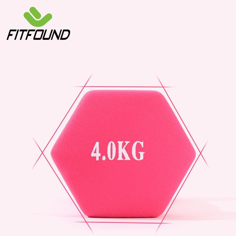 Tạ Tay Nam Nữ Bọc Cao Su 4 - 5 Kg Tập Thể Lực Tập Gym Tại Nhà