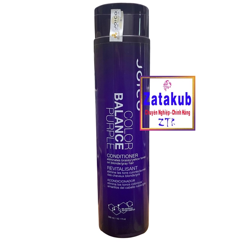 JOICO Dầu Xả Joico Bổ Sung Sắc Tố Tím Và Khử Ánh Vàng Cho Tóc Nhuộm Tone Lạnh Color Balance Purple C