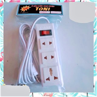 ổ cắm điện  3 lỗ 3m, 5m