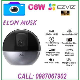 Camera ip wifi ezviz c6w siêu nét 4mp 1440p 2k,ezviz c8c ptz 2mp ngoài trời 360 độ,- hàng chính hãng