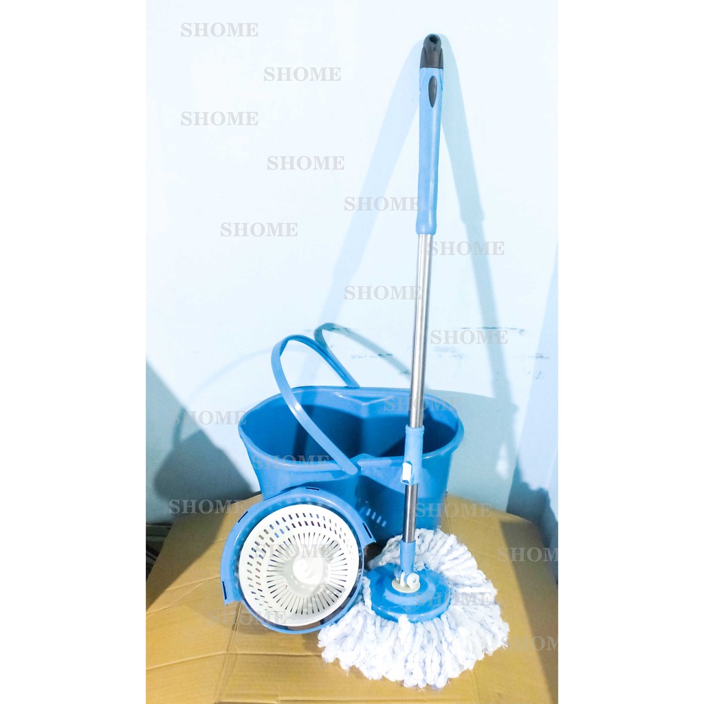Bộ lau nhà 360 độ SHOME, cây lau inox