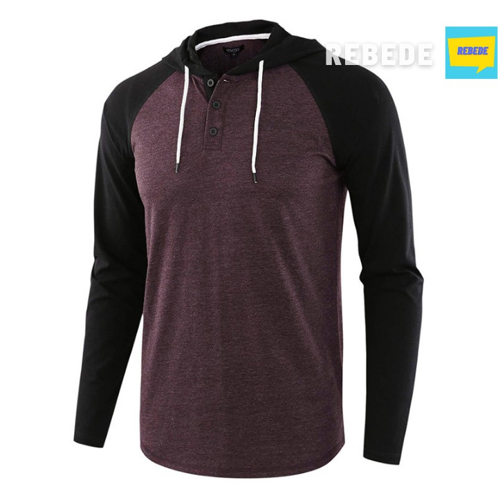 Áo thu nam tay dài phối màu mặc thu đông - thời trang nam 2020 | BigBuy360 - bigbuy360.vn