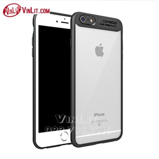Ốp lưng Iphone 7, Iphone 8 thường Ốp lưng trong viền màu hiệu Autofocus chống sốc dẻo tốt  IP7002