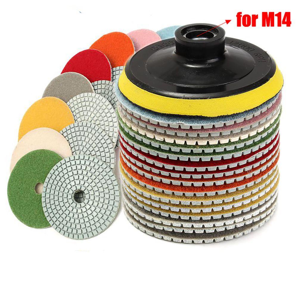 Bộ 16 Miếng Đánh Bóng Xe Hơi 4 inch