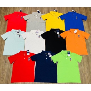 Áo thun Polo có cổ chất cotton hàng xuất dư cho bé trai