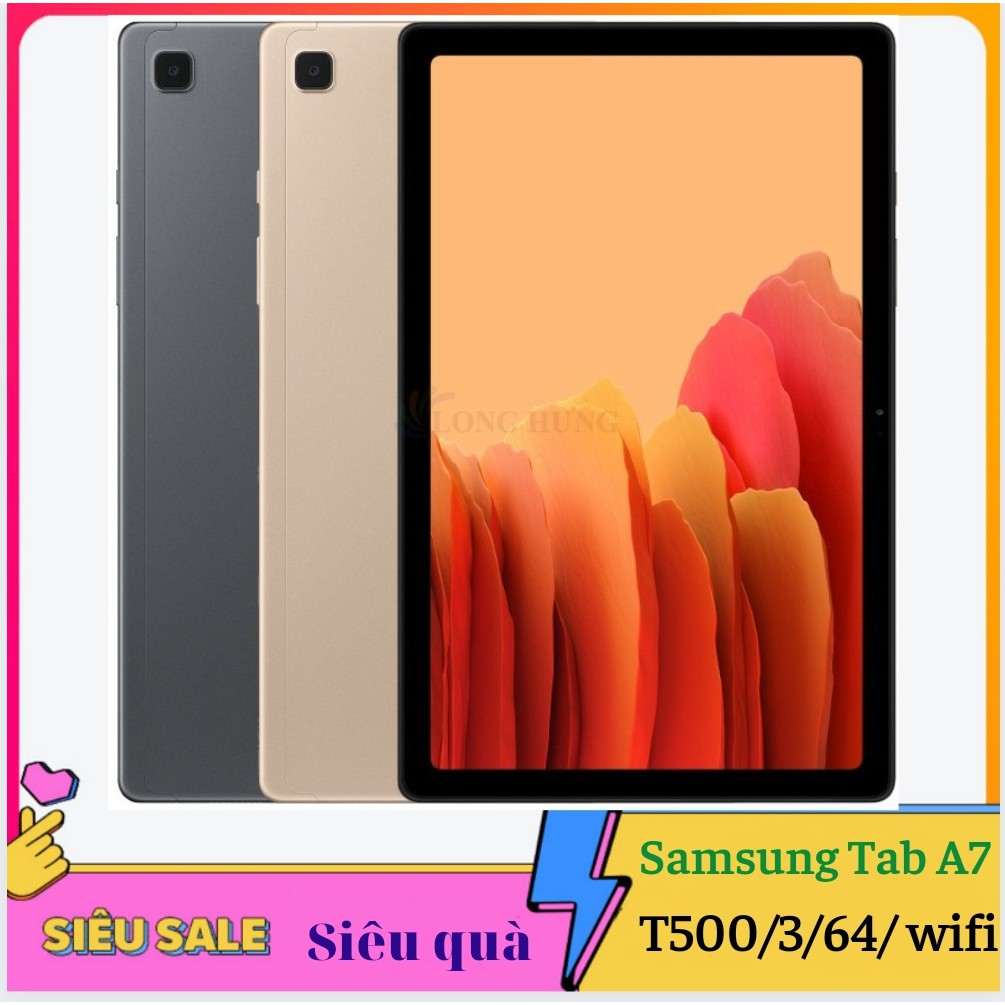 Máy Tính Bảng Samsung Galaxy Tab A7 (3GB/32GB) SM-T500 wifi tặng đế dựng, 2 phần mềm bản quyền tienganh123, luyenthi123 | BigBuy360 - bigbuy360.vn