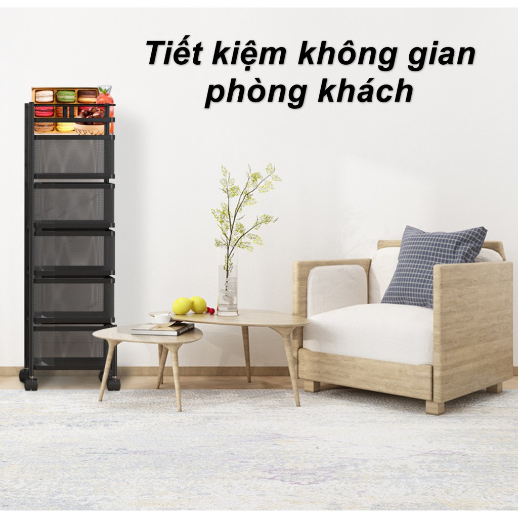 Kệ rổ xoay Magical Space Châu Âu 4 tầng - Home and Garden