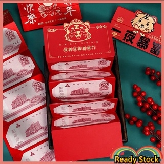 Túi Xách Ampao Nhiều Ngăn Họa Tiết Hổ Đỏ Sáng Tạo