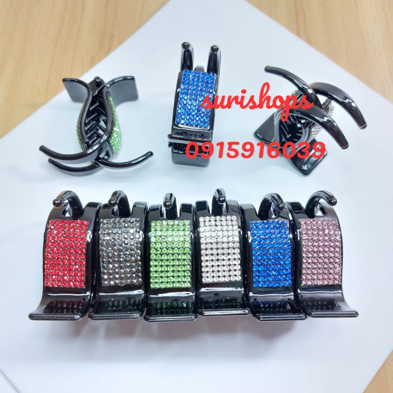 Kẹp tóc càng cua, kẹp cườm lấp lánh