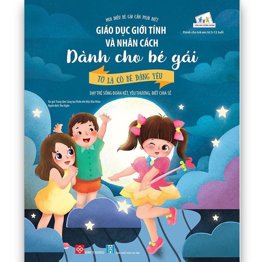 Sách: Set Giáo dục giới tính và nhân cách dành cho bé gái (4 tập)