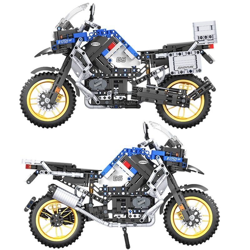 （CÓ SẴN）Đồ chơi lắp ráp mô hinh TECHINIC Winner 7048 Siêu Xe moto BMW R1250 GS