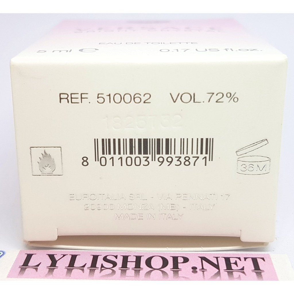 Nước hoa Versace Bright Crystal Eau de Toilette chai 5ml từ Ý