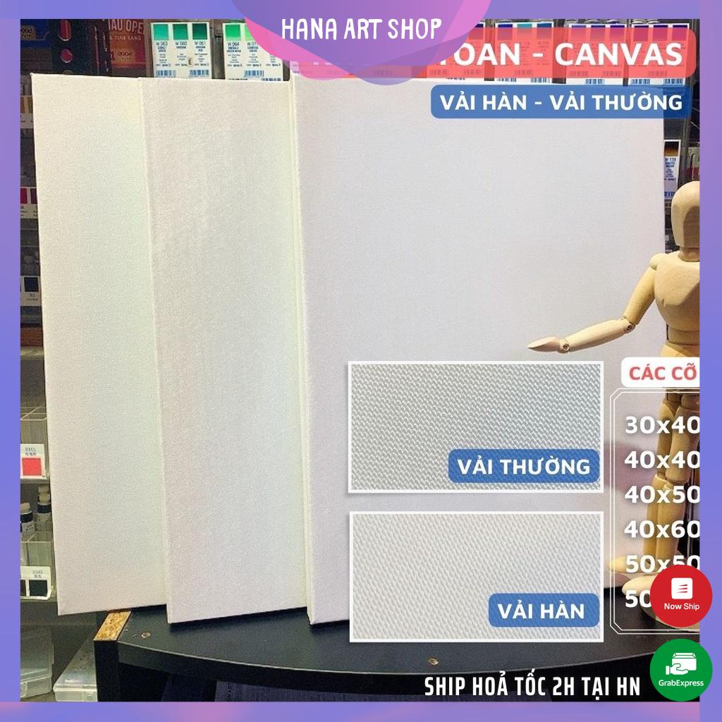 Khung Toan vẽ tranh Vải Hàn- Khung Canvas Vải Toan Hàn - Toan Thường Các Size 30x40,40x40,40x50,50x50,50x60