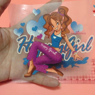 Sticker ủi, hình ủi, patch ủi những cô gái( chọn ngẫu nhiên) (Phụ liệu may vá trang trí quần áo may mặc, Handmade, DIY)