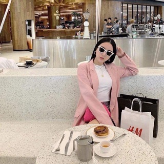 [CÓ SẴN] blazer ZaR xuất - Hồng XS