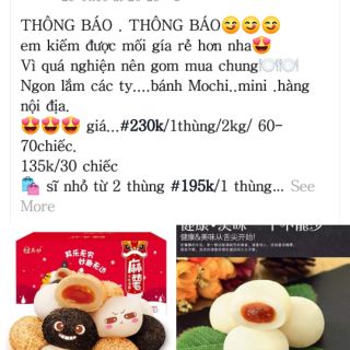 bánh mochi mini