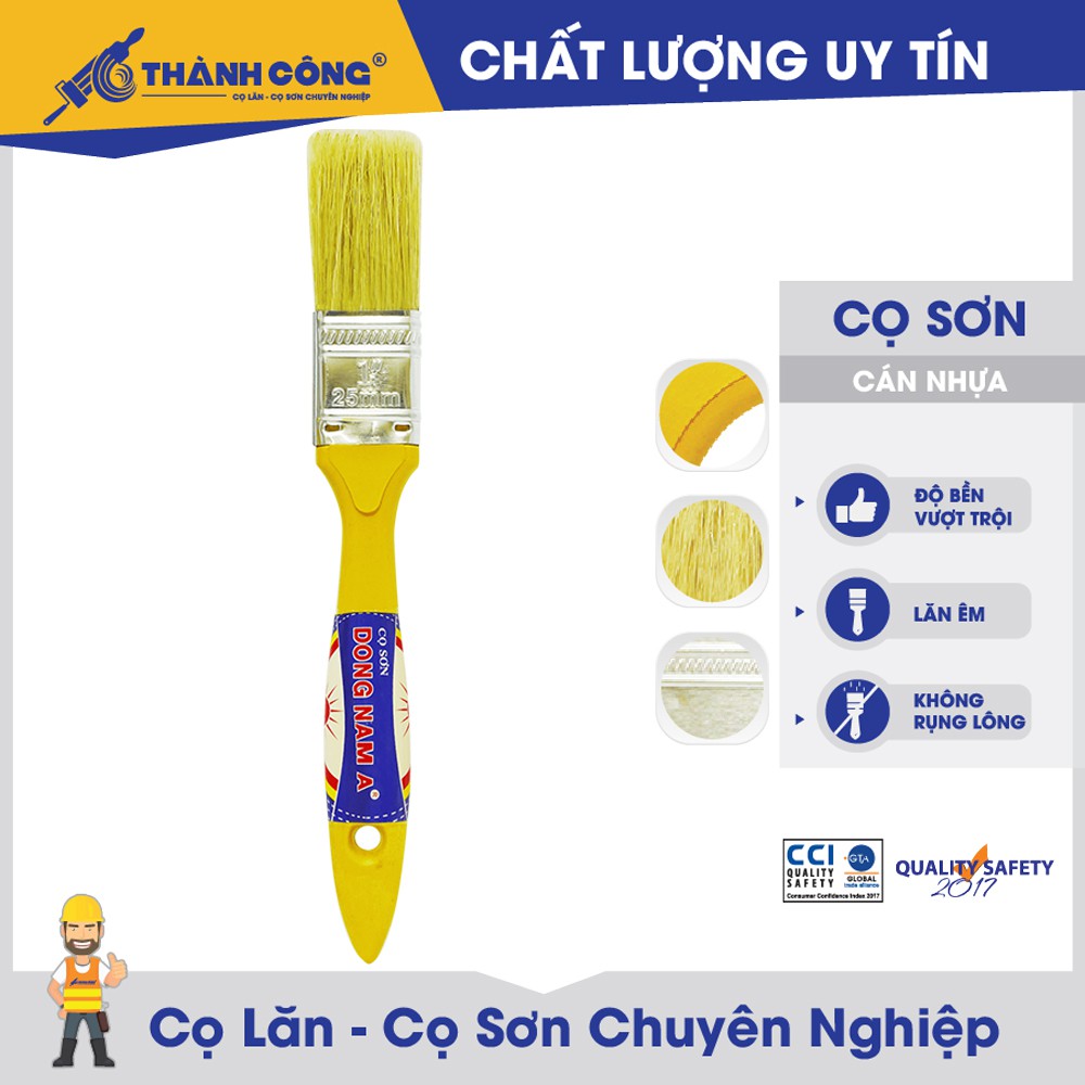 Cọ sơn Đông Nam Á - chổi quét sơn, cọ quét sơn nhà cửa, dùng được cho sơn dầu và sơn nước, thấm sơn tốt