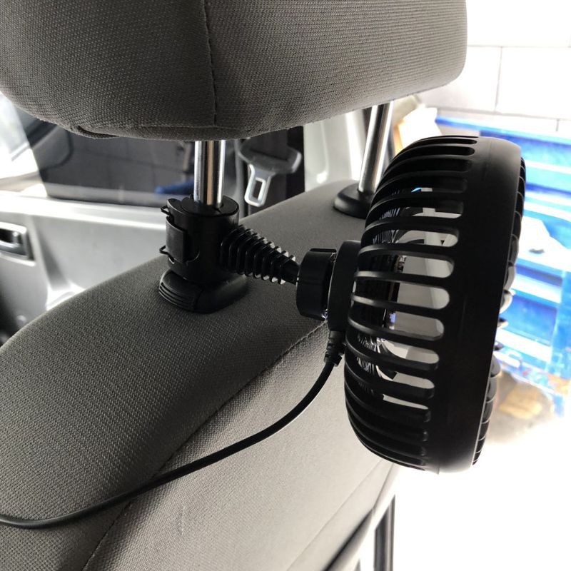Quạt Làm Mát Gắn Ghế Sau Xe Hơi 5V Cổng Usb Có Công Tắc Chất Lượng Cao