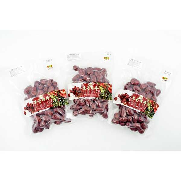 Táo đỏ Hàn Quốc sấy khô Calinuts 500gr mẫu mới hàng chính hãng táo đỏ Bueun Jujube