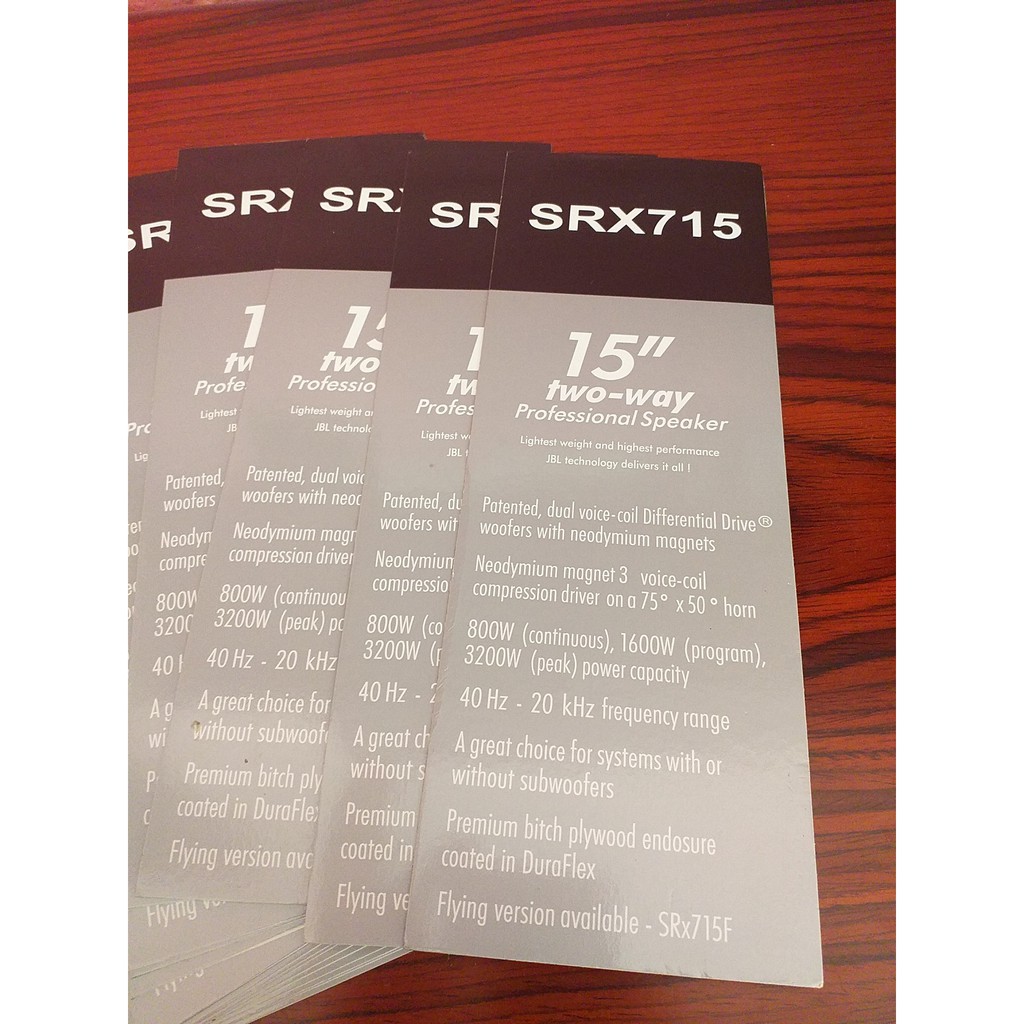 Tem JBL SRX 715 Decal Dán Mặt Loa có keo dính