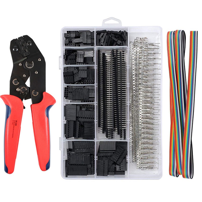 Set kìm tuốt uốn dây điện CNZG SN-28B với 1550 đầu nối tiện lợi