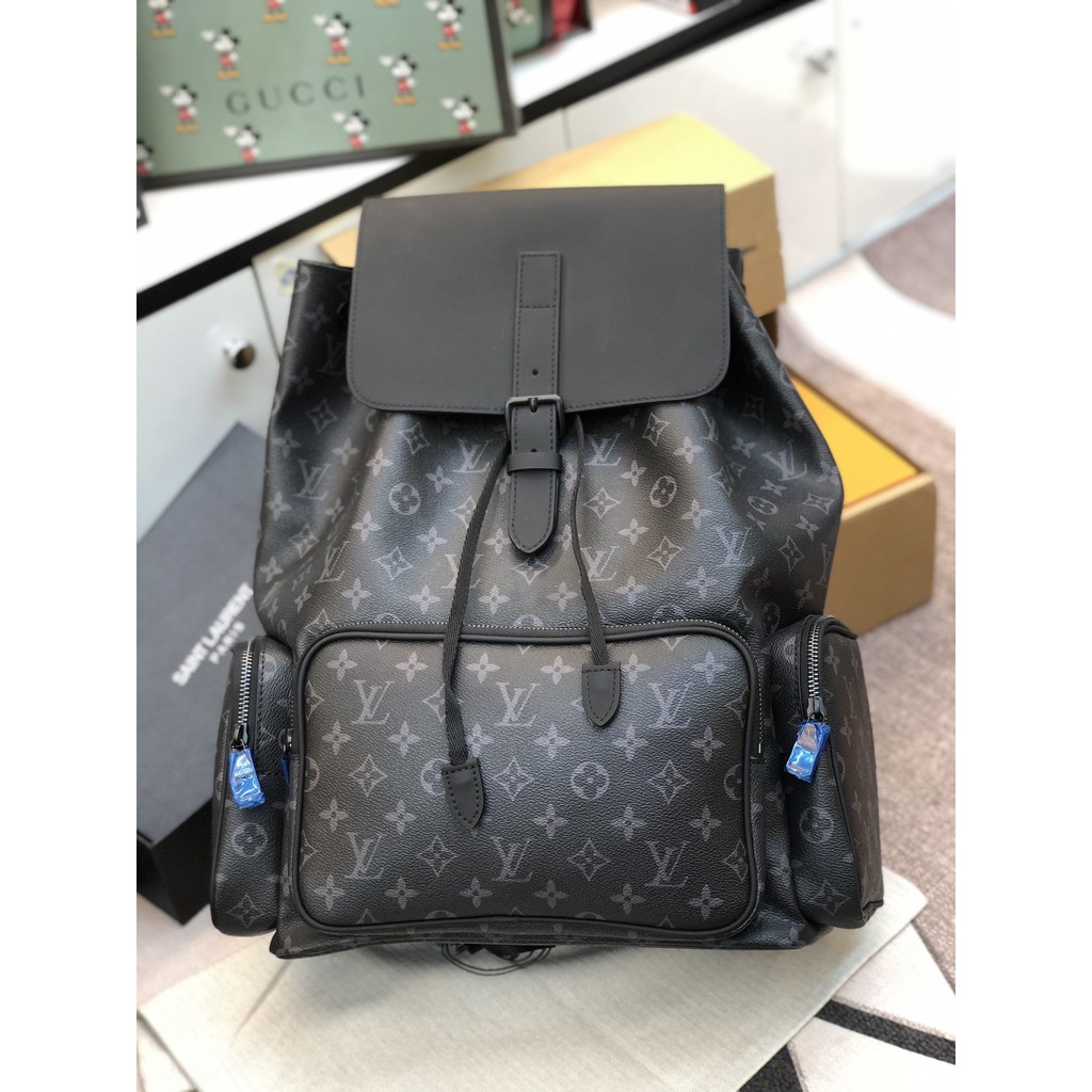Balo thời trang super màu đen sọc caro thanh lịch (ảnh thật). Ảnh chụp thật tại shop phát hiện copy đền 1000 lần