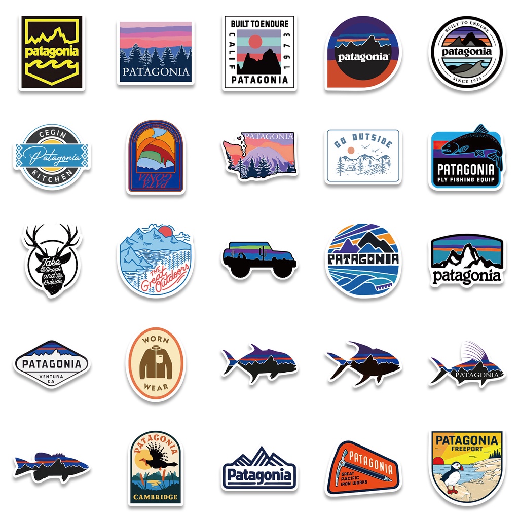 Bộ 55 Miếng Dán Chống Thấm Nước Họa Tiết Graffiti Dùng Để Trang Trí Vali/Notebook/Guitar