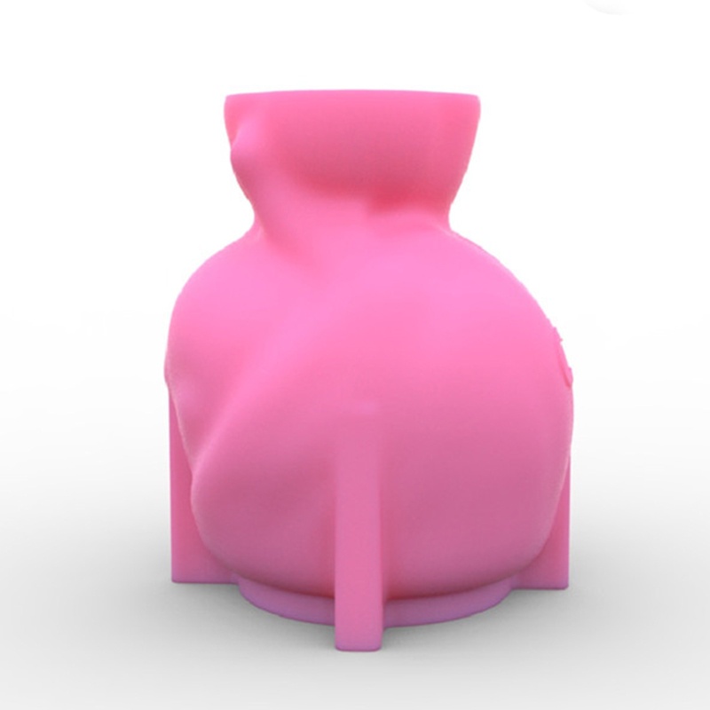 Khuôn Silicone Làm Chậu Cây Mọng Nước Hình Cô Gái Đáng Yêu DIY